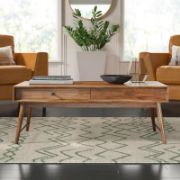Rectangular Wooden Coffee Table