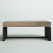 Two-tone rectangular coffee table