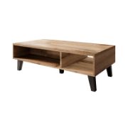 Modern coffee table with a clean matte finish