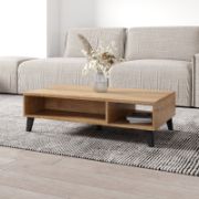 Modern coffee table with a clean matte finish