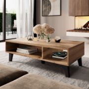 Modern coffee table with a clean matte finish