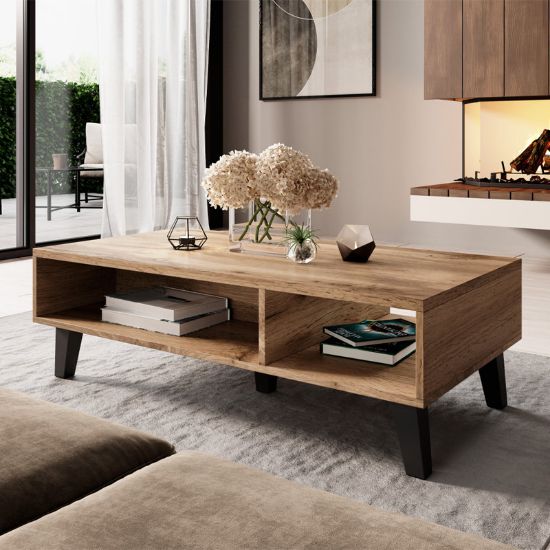 Modern coffee table with a clean matte finish