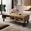 Modern coffee table with a clean matte finish