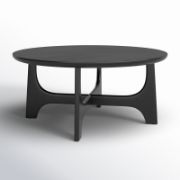 Modern minimalist coffee table with a matte finish unique solid wood