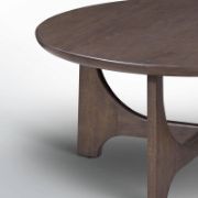 Modern minimalist coffee table with a matte finish unique solid wood