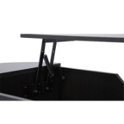Coffee table with a lift-up shelf for storage