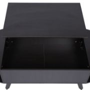 Coffee table with a lift-up shelf for storage