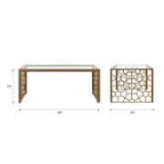 Minimalist Glass Top Coffee Table