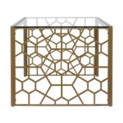 Minimalist Glass Top Coffee Table