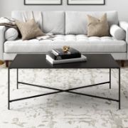 Rectangular modern living room table