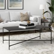 Rectangular modern living room table