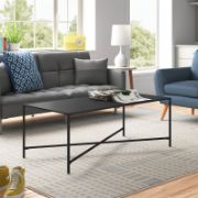Rectangular modern living room table