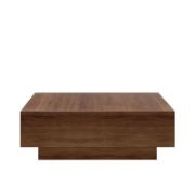 Minimalist Wood Veneer Coffee Table