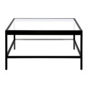 Glass Surface Coffee Table Features a Simple and Elegant Design