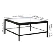 Glass Surface Coffee Table Features a Simple and Elegant Design