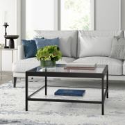Glass Surface Coffee Table Features a Simple and Elegant Design