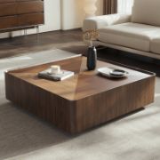 Single Square Coffee Table with Storage