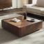 Single Square Coffee Table with Storage
