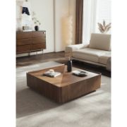 Single Square Coffee Table with Storage