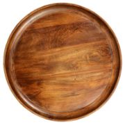 Raised edges Round Coffee Table