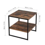 2 Piece Living Room Table Set