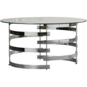 Modern Artistry Glass Top Coffee Table
