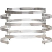 Modern Artistry Glass Top Coffee Table