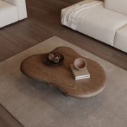 Cloud Shape Wooden Coffee Table