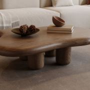 Cloud Shape Wooden Coffee Table