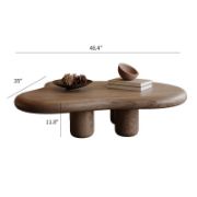Cloud Shape Wooden Coffee Table