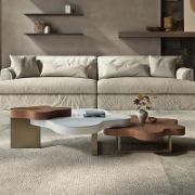 Luxury Cloud-Shaped Nesting Coffee Table Set