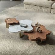 Luxury Cloud-Shaped Nesting Coffee Table Set