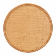 Bohemian style handwoven natural rattan detailing Coffee Table