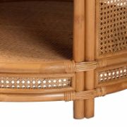 Bohemian style handwoven natural rattan detailing Coffee Table