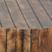 Handcrafted Rustic Round Coffee Table