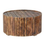 Handcrafted Rustic Round Coffee Table