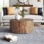 Handcrafted Rustic Round Coffee Table