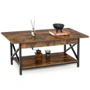 Rustic Style Coffee Table with a modern touch