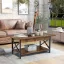Rustic Style Coffee Table with a modern touch