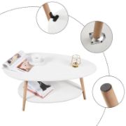 Modern Coffee Table with functional storage