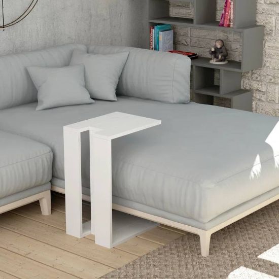 Monochromatic side table