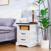 End Table with Drawer and Charging port