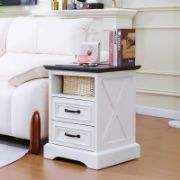 End Table with Drawer and Charging port