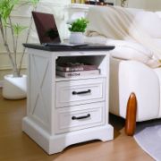 End Table with Drawer and Charging port