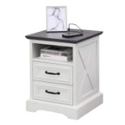 End Table with Drawer and Charging port