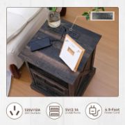 End Table with Drawer and Charging port