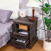 End Table with Drawer and Charging port