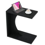 C-Shaped Side Table for Living Room