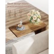 C-Shaped Side Table for Living Room