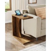 C-Shaped Side Table for Living Room